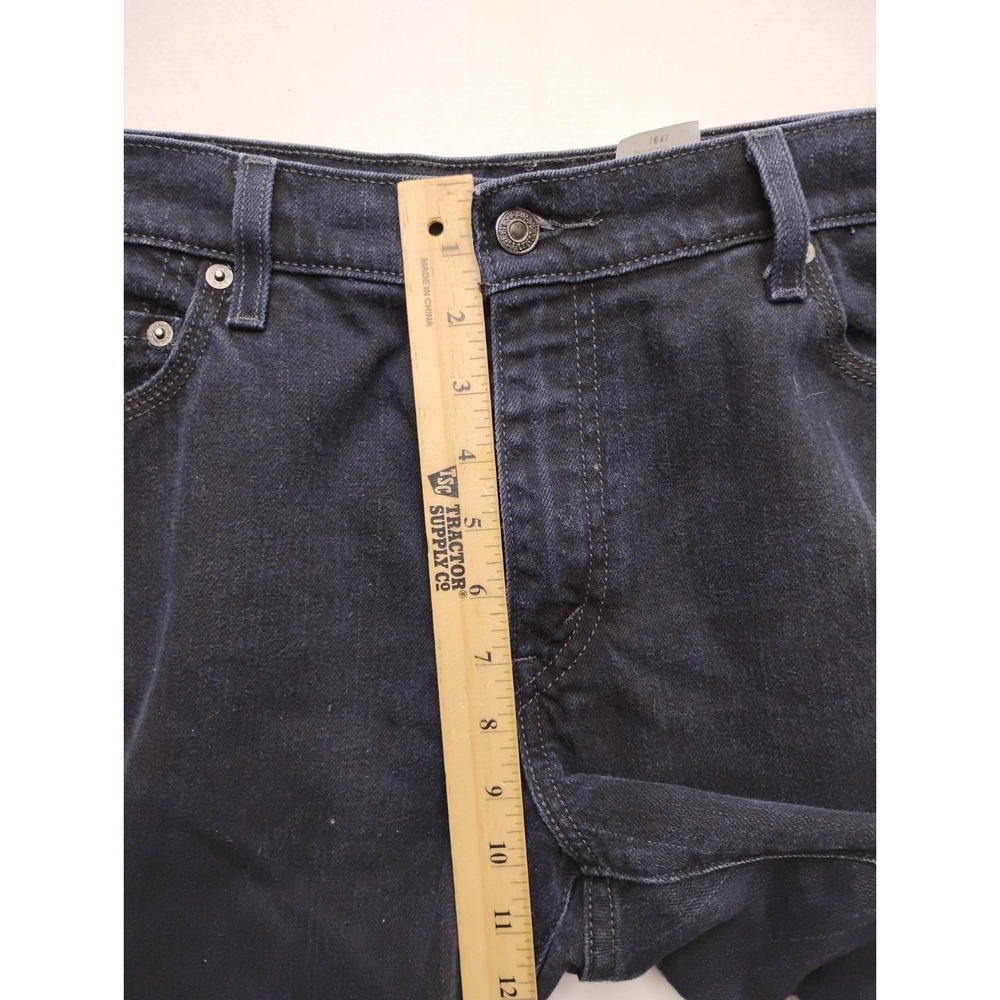 Levis Womans 515 Boot Cut Dark Blue Jeans Size 16 M - Picture 8 of 11